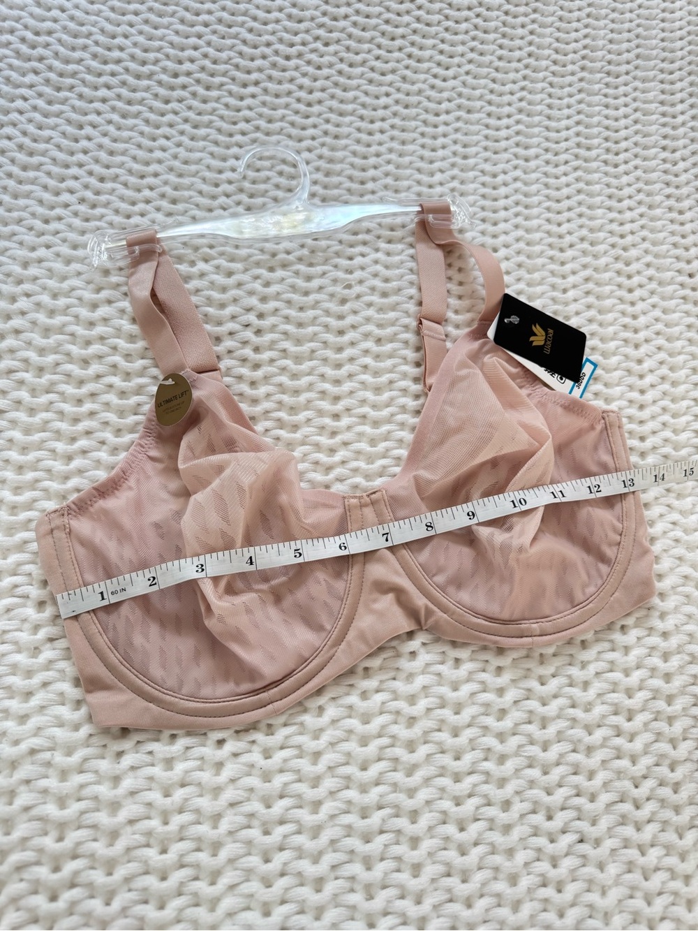 Wacoal Sheer Mesh Underwire Bra - Dusty Rose - Picture 6 of 6